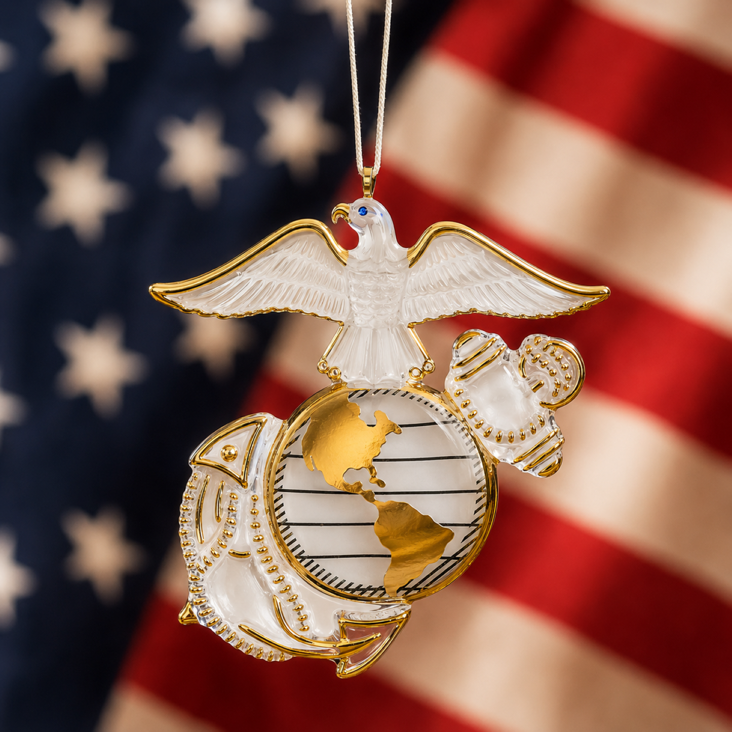 US Marine Corps Eagle Globe Anchor Ornament | Marine Corps Gift