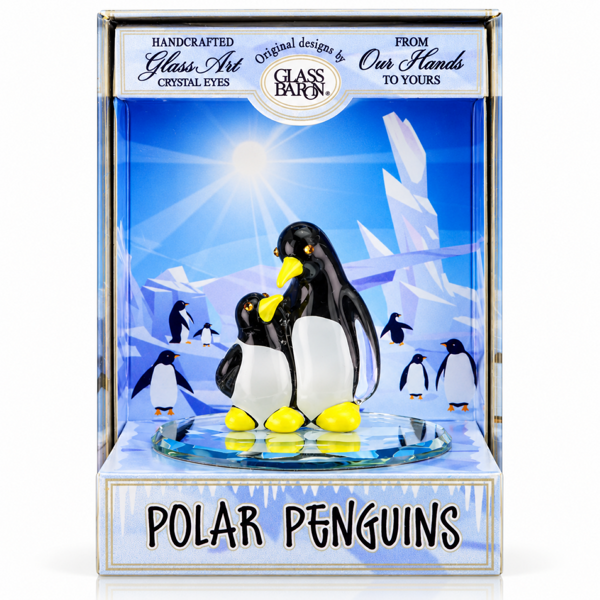 Glass Baron Polar Penguins