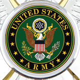 Glass Baron U.S. Army Eagle Ornament