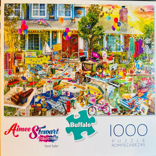 Buffalo Games Aimee Stewart Yard Sale 1000 Piece Jigsaw Puzzle