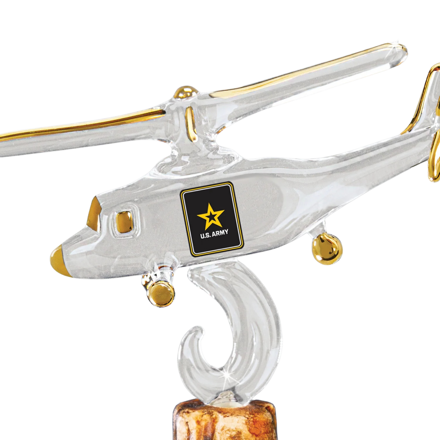 U.S. Army Veteran Helicopter Figurine | Military Gift for Veterans