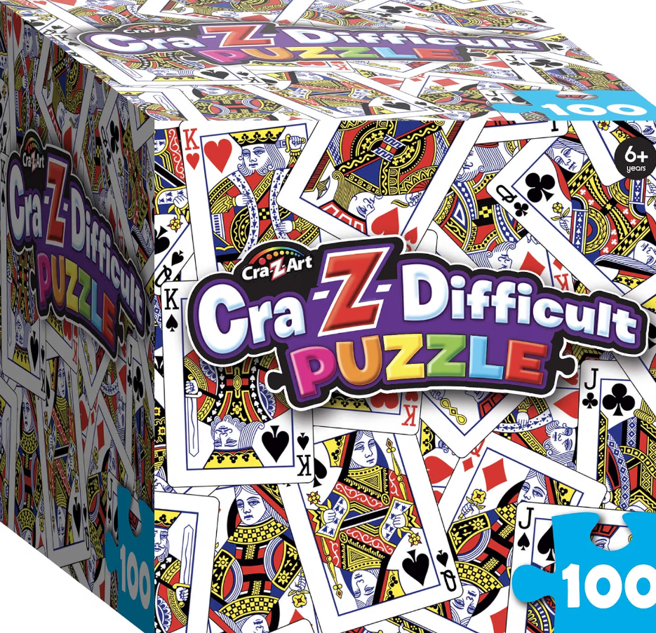 Cra-Z-Art Cra-Z-Difficult House of Cards 100 Piece Jigsaw Puzzle