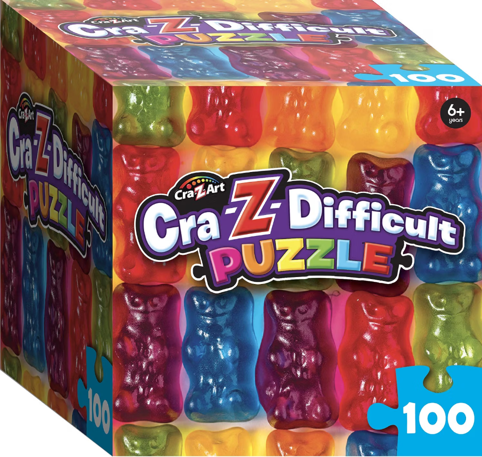 Cra-Z-Difficult Lolly Bears 100 Piece Jigsaw Puzzle Candy Gummy Bears