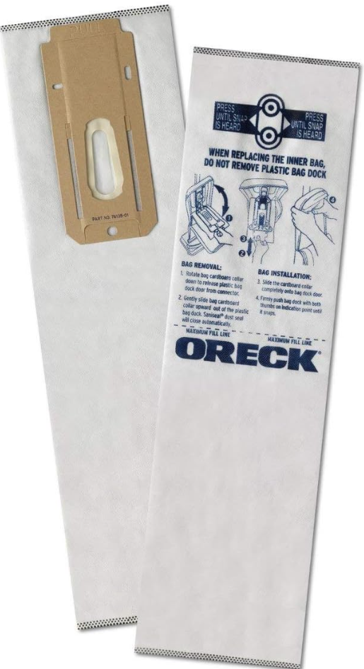 New Oreck Type CC Odor Eliminating Bag, Sealed Pack of 8 Plus 2 Regular Bags