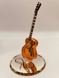 Acoustic Guitar Glass Figurine | Music Lover & Musician Gift Decor