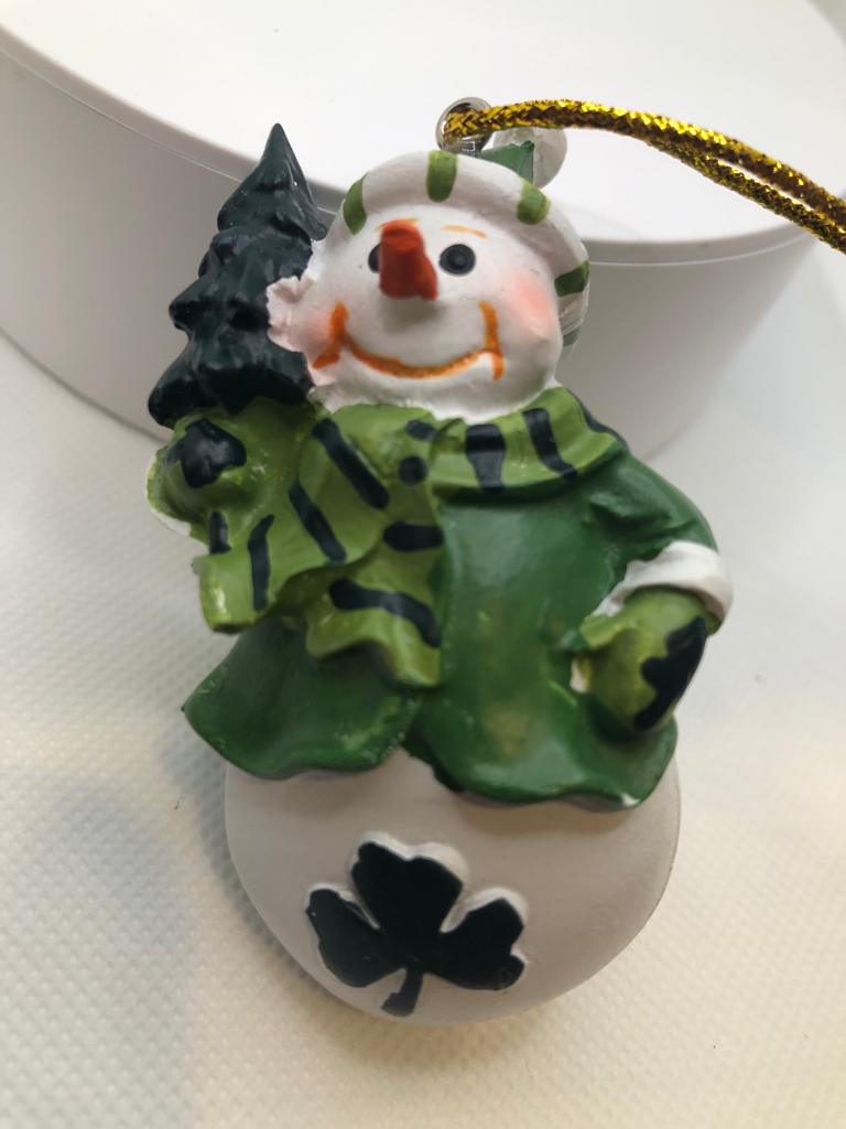 Irish Snowman Ornaments