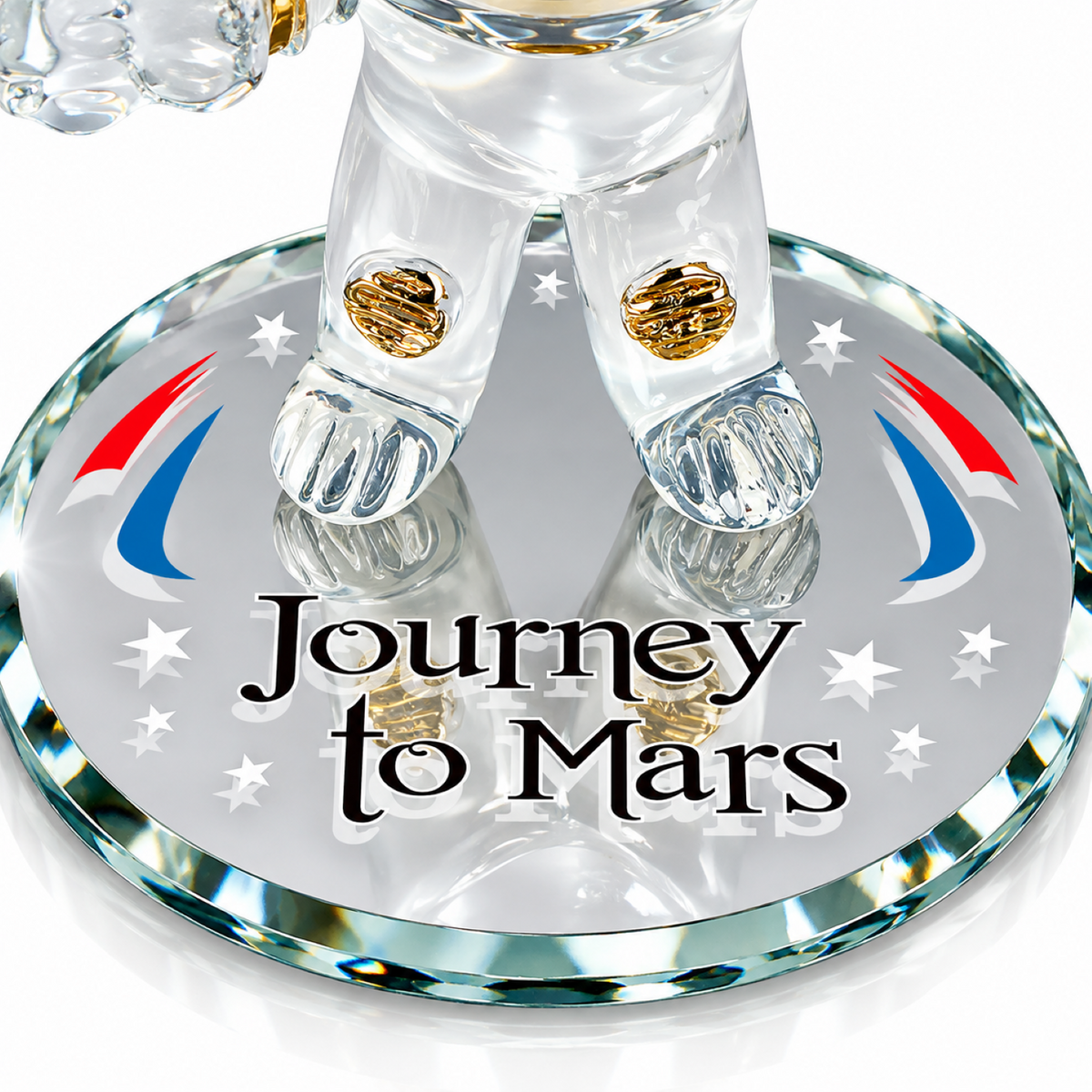 Glass Astronaut Figurine, Space Decor, Space Lover Gift