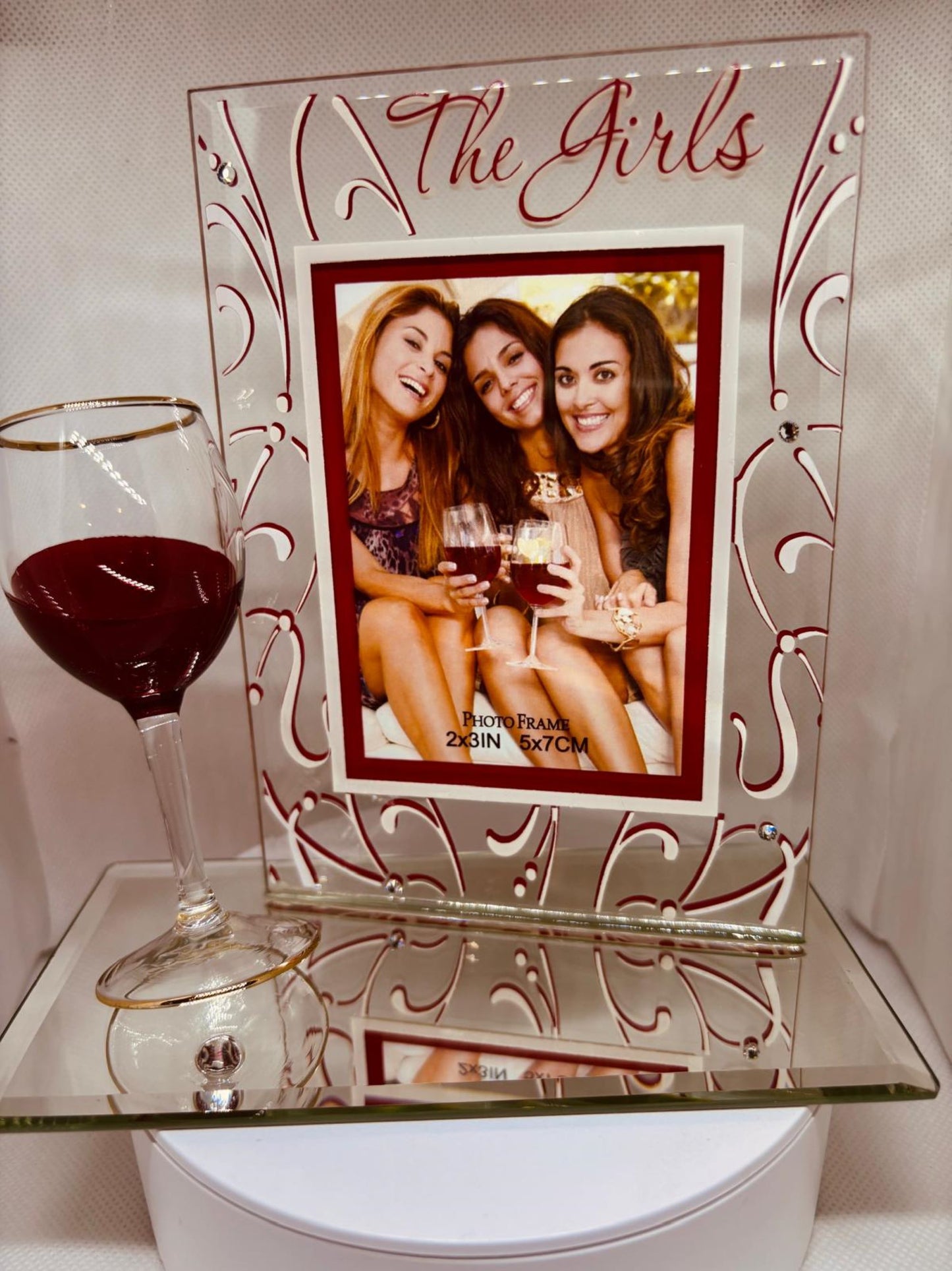 The Girls Glass Photo Frame | Friendship Picture Frame Gift for Best Friends