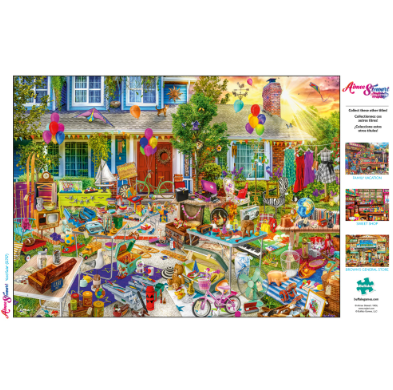 Buffalo Games Aimee Stewart Yard Sale 1000 Piece Jigsaw Puzzle