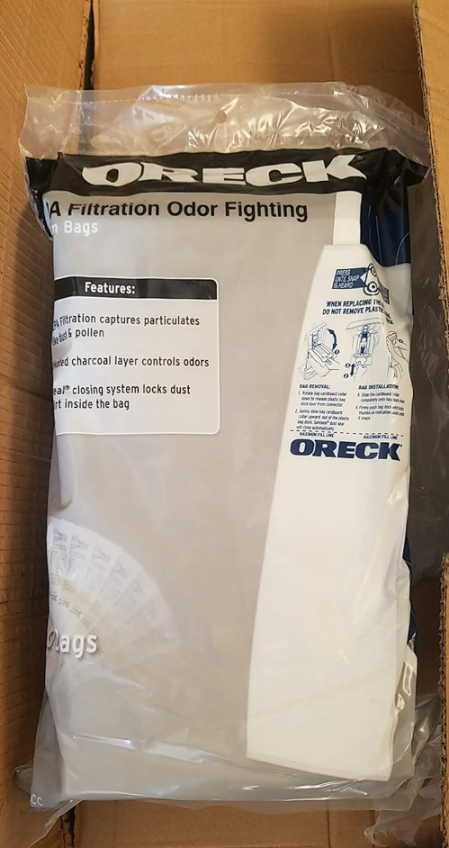 New Oreck Type CC Odor Eliminating Bag, Sealed Pack of 8 Plus 2 Regular Bags