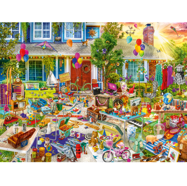 Buffalo Games Aimee Stewart Yard Sale 1000 Piece Jigsaw Puzzle