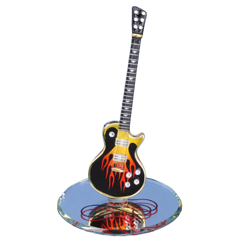 Glass Baron Guitar Collectible Figurine