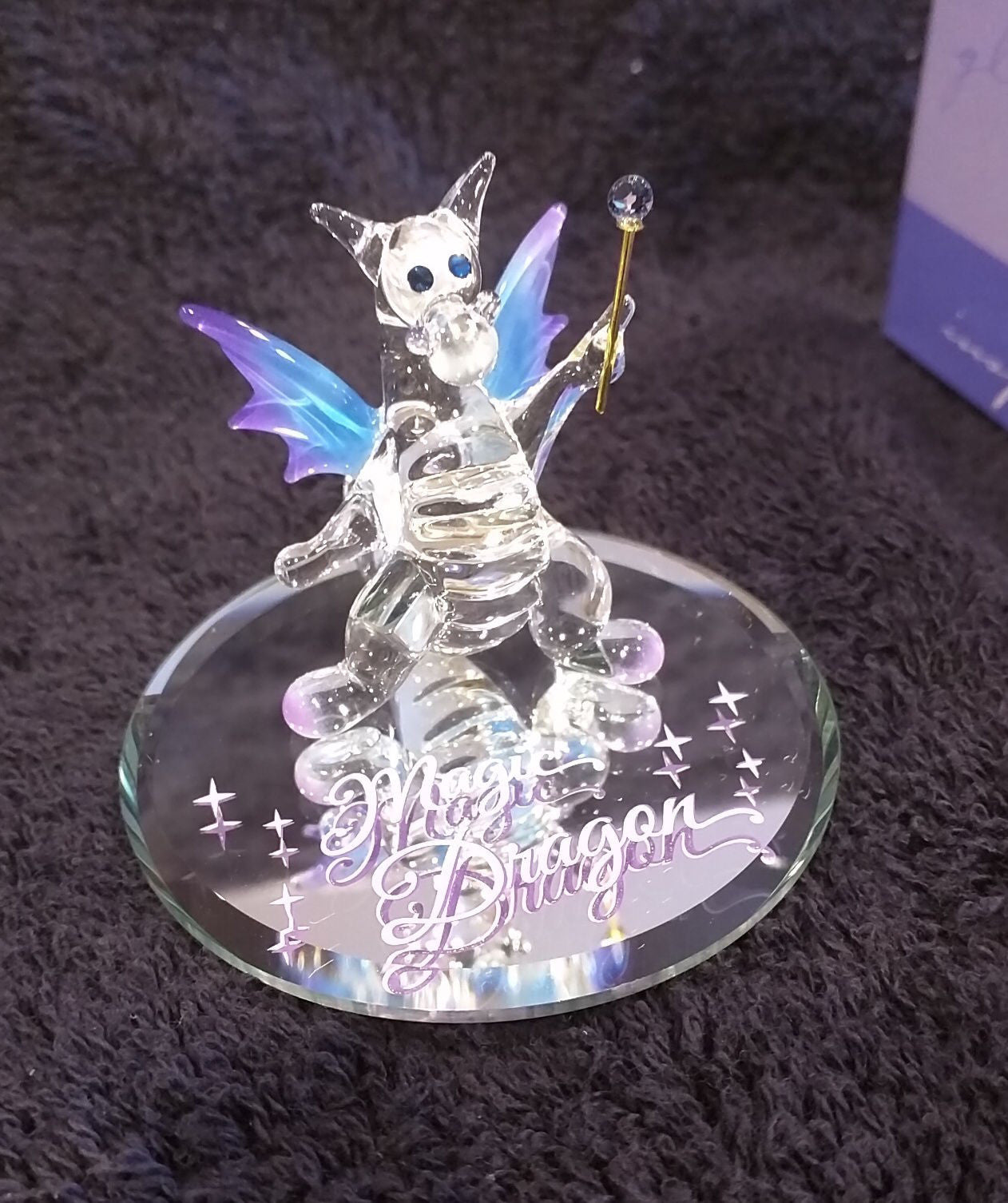 Glass Baron "Magic Dragon" Figurine