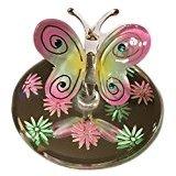 Glass Butterfly Collectible Figurine Handcrafted Gift Home Decor