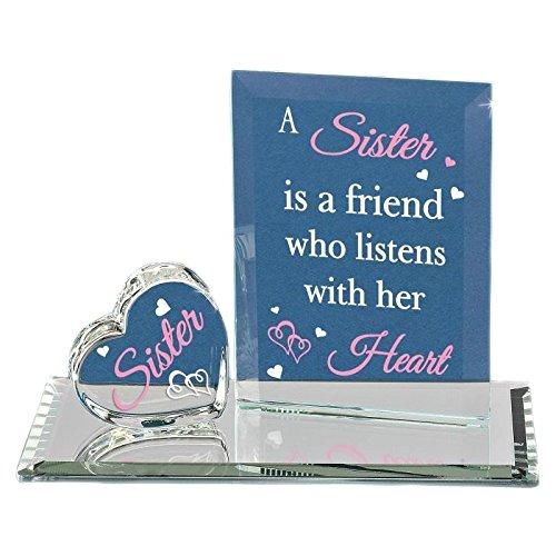 Glass Baron Sister Listens with Her Heart Collectible Figurine