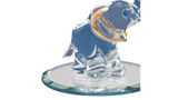 Handcrafted Glass Elephant Figurine, Crystals Elephant, Housewarming Gift, Animal Décor