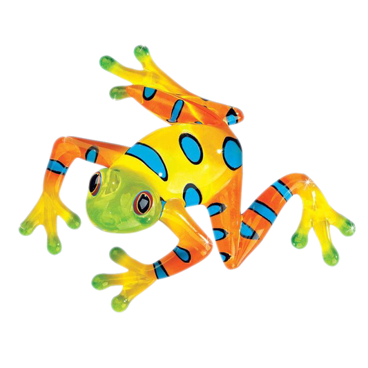 Glass Baron Large Rain Forest Frog Handcrafted Figurine