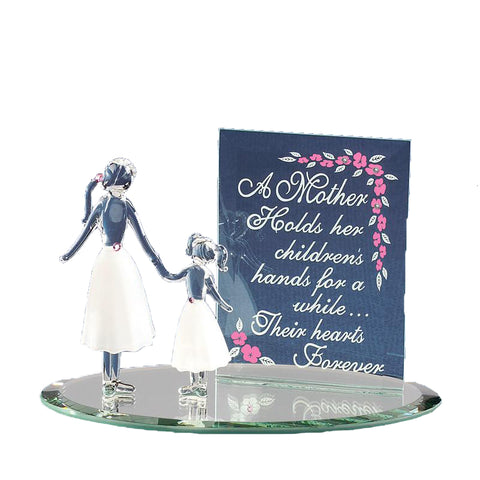 Mother and Child Figurine, Holiday Gift for Mom, Handcrafted Gift Mother's Day, Handmade Home Decoration