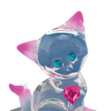 Cat Kitten Figurine, Crystals Cat, Gift for Cat Lovers, Housewarming Gift