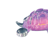 Pink Turtle Figurine, Handmade Glass Turtle, Home Decor, Holiday Gift for Ideas, Gift for Her, Mom, Women