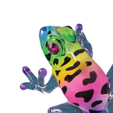 Tropical Frog Figurine, Frog Lover Gift, Frog statue, Home Décor, Holiday Gift