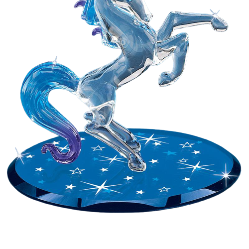 Starlight Unicorn, Handmade Glass Figurine, Fairytale Unicorn Gift, Christmas Gift, Home Decor, Gift for Her/Him