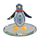 Mr. Penguin Figurine, Handcrafted Glass Penguin, Anniversary Gift, Gift For Him, Gift For Her