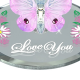 Handcrafted Glass Butterfly Love you Home Decor Gifts