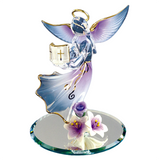 Angel & Bible Figurine with 22kt Gold Accents