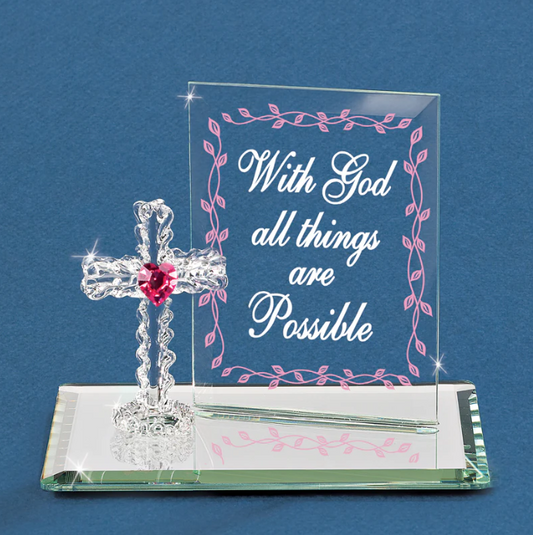 With God all Things are Possible ~ Great Religious Gift
