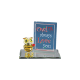 Glass Owl Figurine Always Love You Animal Gift Home Decoration Valentine's Gift