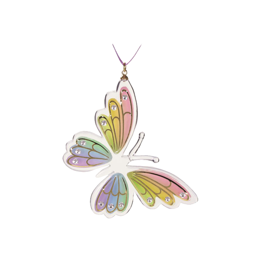 Glass Baron Butterfly Ornament