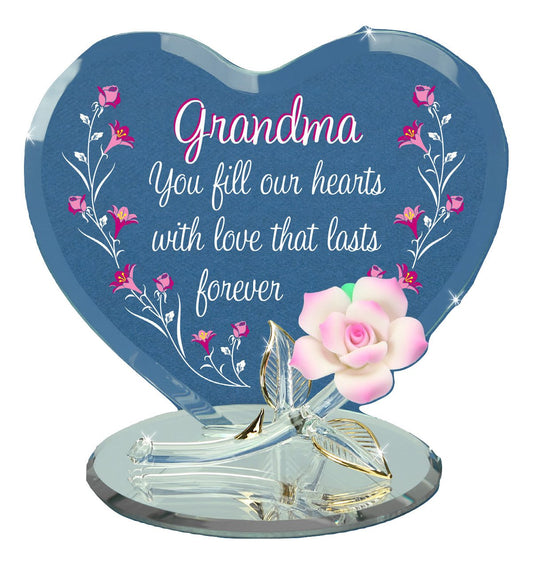 Glass Baron Grandma You Fill Our Hearts Figurine