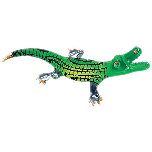 Glass Baron Big Snapper Gator Handcrafted Figurine