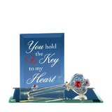 Key to my Heart Figurine, Handmade Anniversary gift, Romantic Gift for Couple