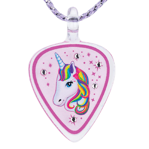 Unicorn Necklace, Little Girls Unicorn Necklace, Pink Unicorn Necklace, Birthday Gift, Little Girl Gift